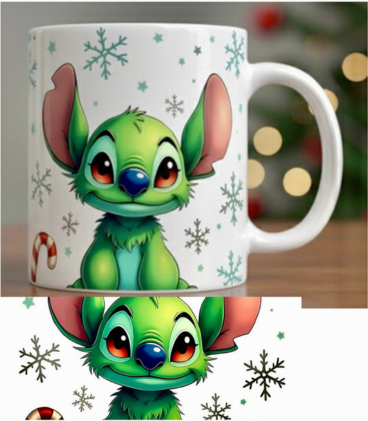 Mug Stitch de Noël 12oz - Édition Limitée Fêtes