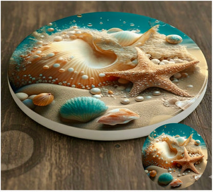 Collection de 6 Étoiles de Mer et Trésors des Vagues