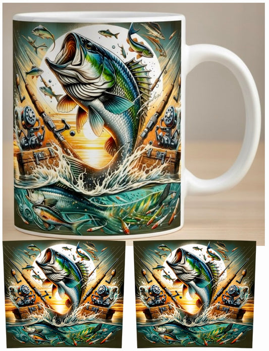 Tasse Pêcheur 12 oz (environ 350 ml)