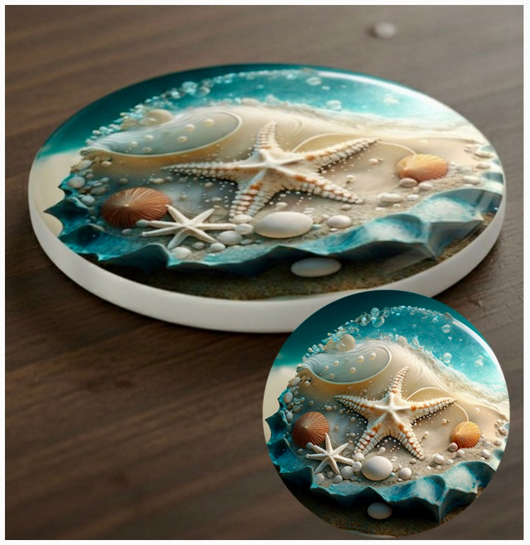 Collection de 6 Étoiles de Mer et Trésors des Vagues