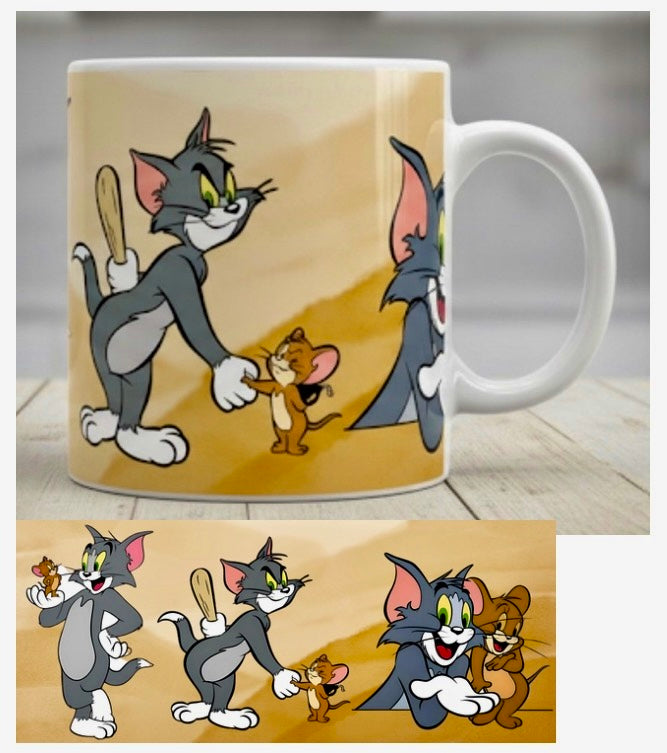 Tasse en Céramique Tom & Jerry 12oz : Le Classique pour Vos Boissons Préférées