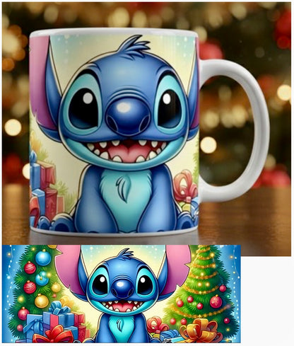 Mug Stitch de Noël 12oz - Édition Limitée Fêtes