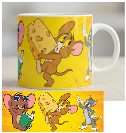 Tasse en Céramique Tom & Jerry 12oz : Le Classique pour Vos Boissons Préférées
