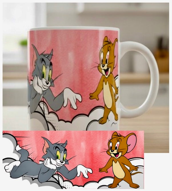 Tasse en Céramique Tom & Jerry 12oz : Le Classique pour Vos Boissons Préférées